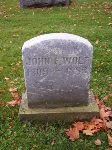 John F Wolf Maple Hill cemetery Hinckley Medina OH